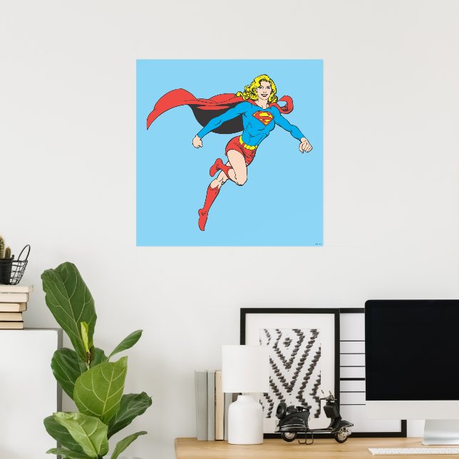 Poster Supergirl Pose 1 (Bureau à domicile)