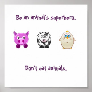 Poster Superhero animal