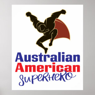 Poster Superhero australien
