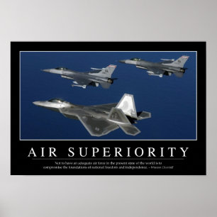 Poster Supériorité aérienne : Inspirationnelle