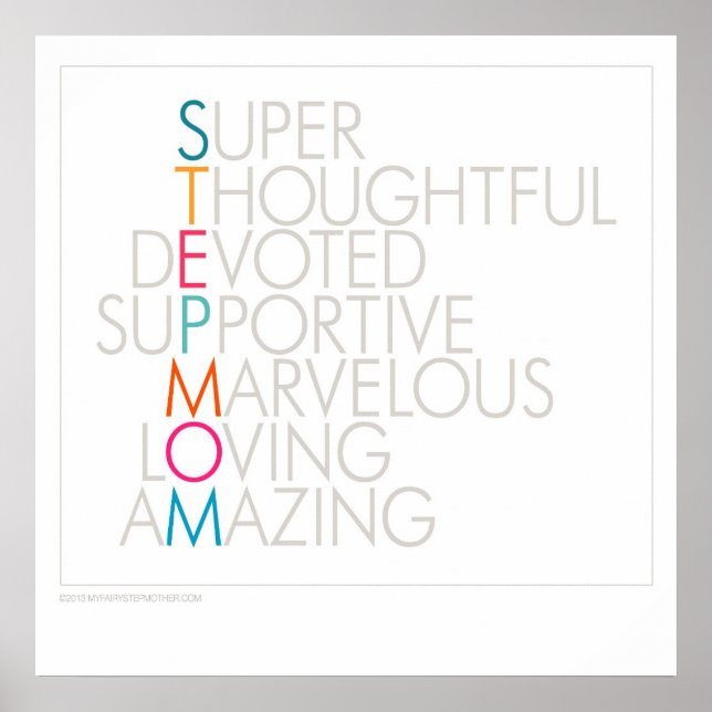 Poster superlative Stepmaman (Devant)