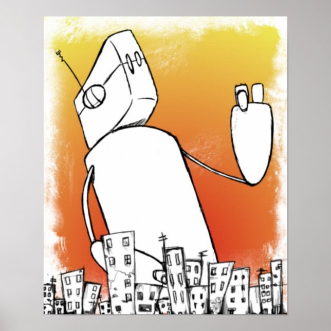 Poster Superlord Robot (Devant)