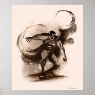 Poster Superman du café