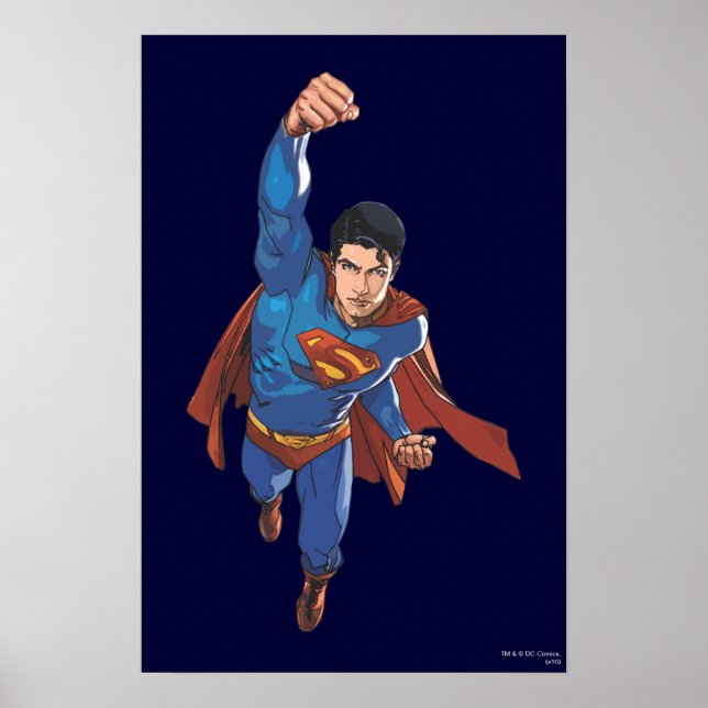 Poster Superman Flying Forward (Devant)