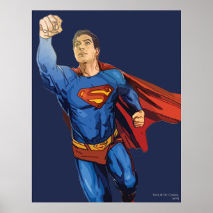 Poster Superman Flying Left