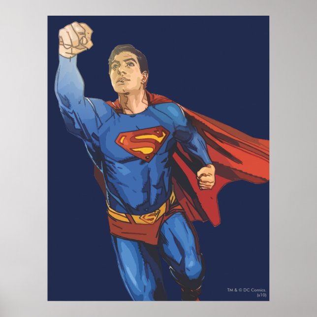Poster Superman Flying Left (Devant)