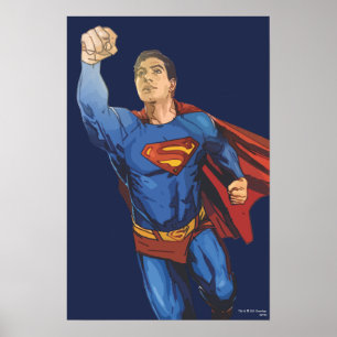 Poster Superman Flying Left