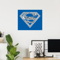 Superman Logo Doodle Art
