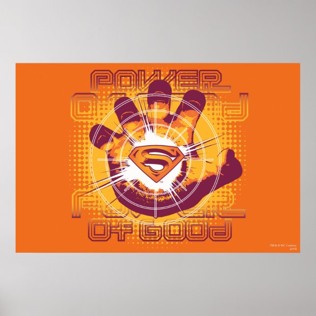 Poster Superman Power of Good (Devant)