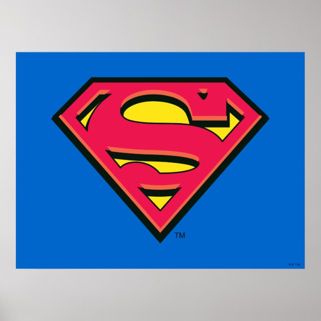 Poster Superman S-Shield | Logo classique (Devant)