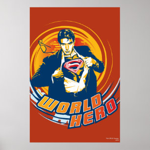 Poster Superman World Hero