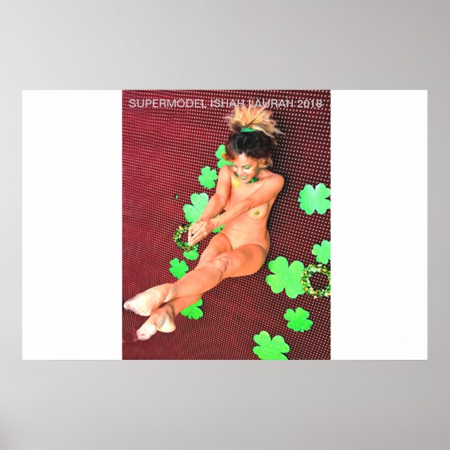 POSTER SUPERMODELE ISHAH LAURAH ST. JOUR DU PATTY 2018 (Devant)