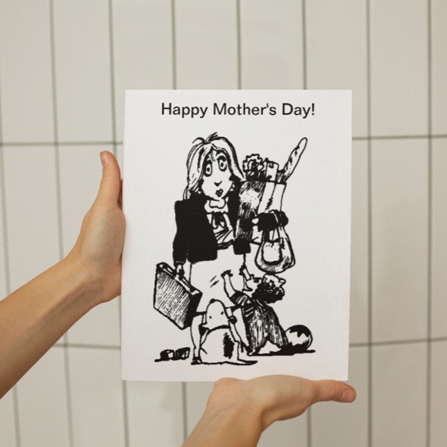 Poster Supermom Bonne Fête des Mères Petite (Créateur téléchargé)