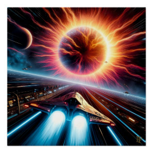 Poster Supernova Blastoff