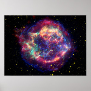 Poster supernova remnant Cassiopeia