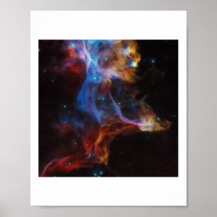 Poster Supernova Reste L'Autocollant Nebula Voile