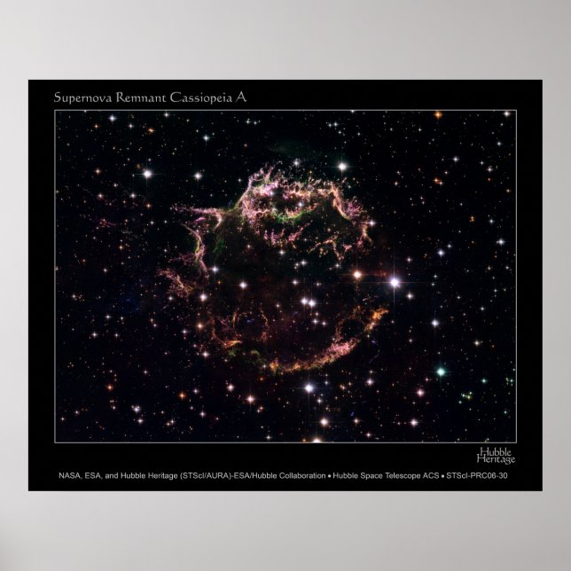 Poster SupernovaRemnantCassiopéeA-2006-30 (Devant)