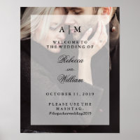 Superposition photo moderne | Mariage Bienvenue et