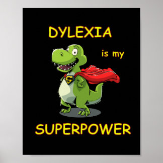 Poster superpuissance dyslexique