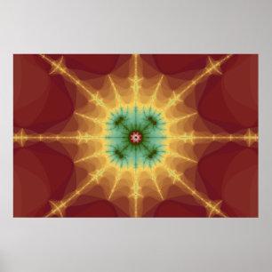 Poster Superstar - Art fractal