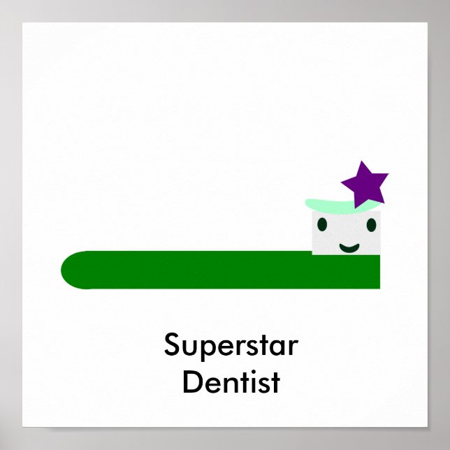 Poster Superstar Dentist (Devant)
