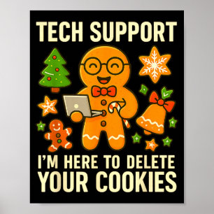 Poster Supp tech Je Suis Là Pour Supprimer Vos Cookies Dr