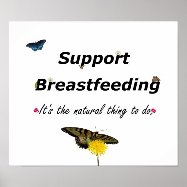 Poster Support Conception de la nature allaitante (Devant)