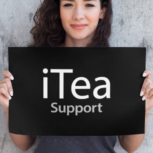 Poster Support iTea - Un papa pun pour les buveurs de thé