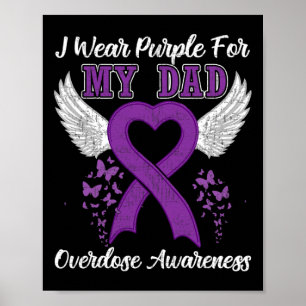 Poster Support Overdose de sensibilisation Mois Costume p