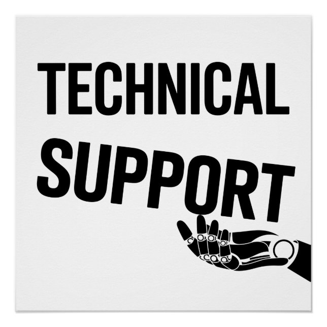 POSTER SUPPORT TECHNIQUE (Devant)