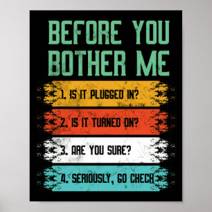 Poster Support technique informatique