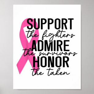 Poster Support The Fighters Amire The Survivors Breast C