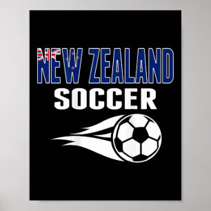 Poster Supporters de football en Nouvelle-Zélande Maillot