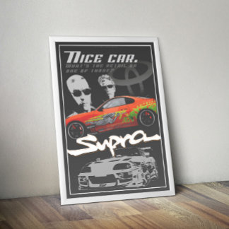 Poster Supra A80 Rapide et furieux