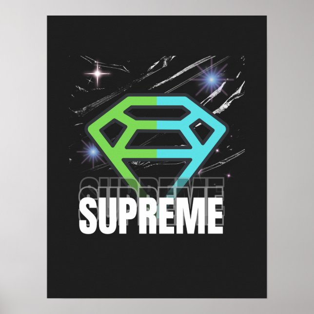 Poster supreme  wall art design  (Devant)