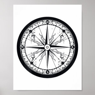 Poster Sur beau dos Comp Sailing Randonnée Voyage Adven