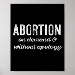 Poster Sur demande sans excuses Féministe Roe Scotus meme