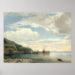 Poster Sur la baie de Naples - Art de luxe