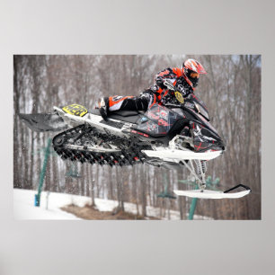 Poster Sur la copie de Snowmobile d'attaque