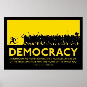 Poster sur la démocratie
