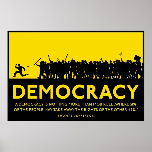 Poster sur la démocratie (Devant)