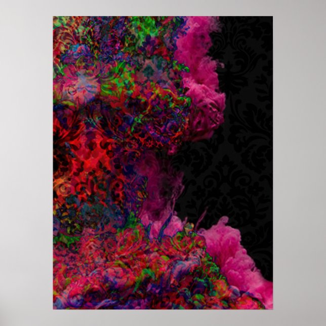 Poster sur la fumée et les miroirs (Devant)