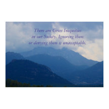 Poster sur la justice sociale