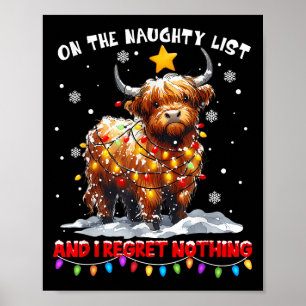 Poster Sur la liste des vilains et ne regrette rien Noël