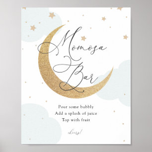 Poster Sur la Lune Twinkle Star Momosa Bar