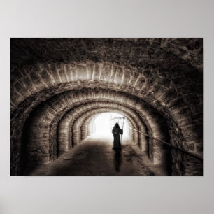 Poster sur la mort de la Faucheuse