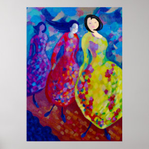 Poster Sur la passerelle