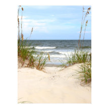 Poster sur la plage