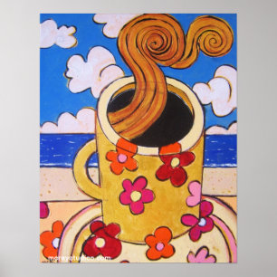 Poster "Sur la plage "