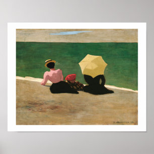 Poster "Sur la plage" Artiste Félix Vallotton/